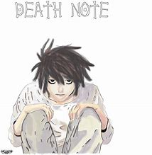 Image result for Death Note L Fan Art Emo
