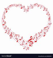 Image result for Music Heart Love Note