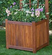 Image result for Large Wooden Planter Box