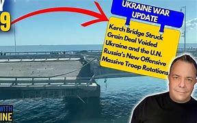 Image result for Kerch Bridge On Fire