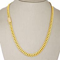 Image result for 18K Gold Cuban Link Chain