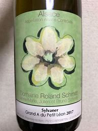 Image result for Roland Schmitt Sylvaner Grand A Petit Leon