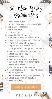 Image result for Positive New Year Resolutions