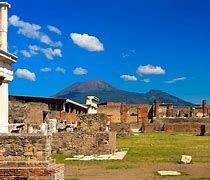 Image result for Mount Vesuvius Pompeii Ruins