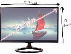 Image result for 24 Inch Monitor Size Cm