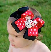 Image result for Minnie Mouse Headband Bow