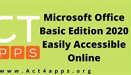Image result for Microsoft Office Basic