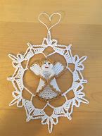 Image result for Angel Snowflake Template