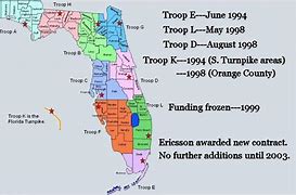 Image result for Florida Highway Patrol Troop Map