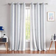 Image result for Blue and White Stripe Curtains