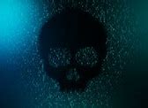 Image result for Skull Blue Flames with 8 Ball