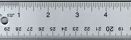 Image result for 1 Foot Ruler Actual Size