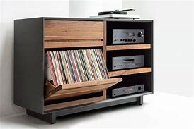 Image result for Turntable Media Console