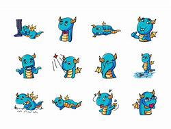 Image result for Cute Dragon Emoji