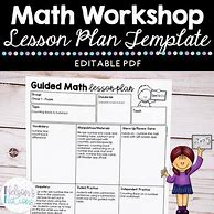 Image result for Guided Math Lesson Plan Template