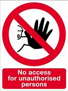 Image result for No Access Symbol
