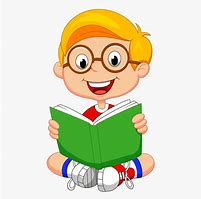 Image result for A Child Reading a Book Clip Art