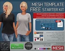 Image result for Second Life Clothing Templates