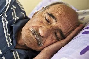 Image result for Elderly Person Sleeping