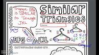 Image result for Doodle Notes Similar Triangles