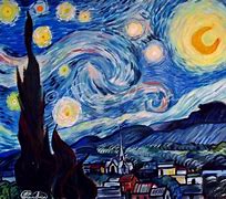 Image result for Van Go Painting Starry Night