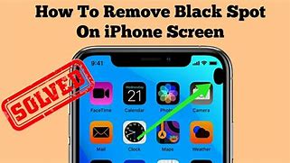 Image result for iPhone X Black Dot On Screen