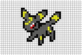 Image result for Umbreon Pixel Art Grid