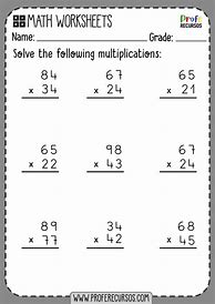 Image result for 4 Digit Multiplication