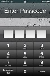Image result for iOS 6 Lock Screen