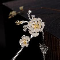 Image result for Gold Peony Flower Hairpin