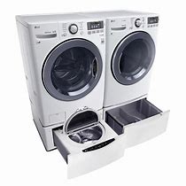 Image result for LG Front Load Washer and Dryer with Pedestals