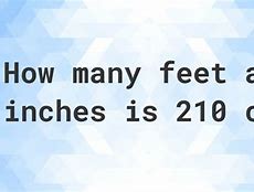 Image result for 210 Cm to Feet