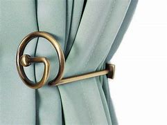 Image result for Elegant Curtain Tie Back Hooks