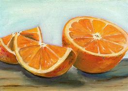 Image result for Orange Fruit Art