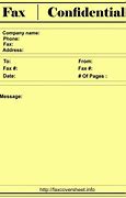 Image result for Fax Cover Sheet to Print