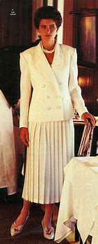 Image result for 1980s Women's Fashion Suit