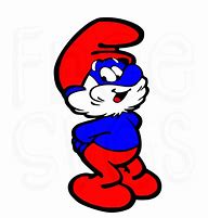 Image result for Layered Papa Smurf SVG