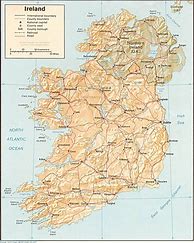 Image result for Relief Map of Ireland