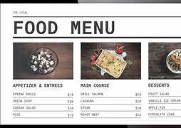 Image result for Menu TV Screen Fast Food