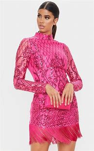 Image result for Sequin Dress Long Sleeve Size 12