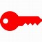 Image result for Red Key Clip Art