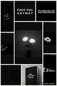 Image result for Black Mood Board Aesthetic