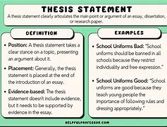 Image result for How to Find a Thesis Statement in an Essay
