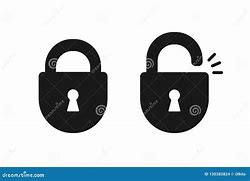 Image result for Unlocked Padlock Icon