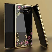 Image result for White and Gold S10 Phone Case