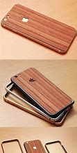Image result for Iohone 6 Plus Back Wood Case