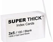 Image result for Heavyweight Index Cards 4X6