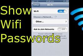 Image result for How to See Your Wifi Password iPhone