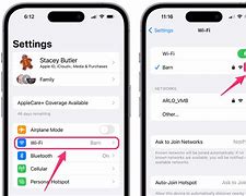Image result for iPhone WLAN Settings