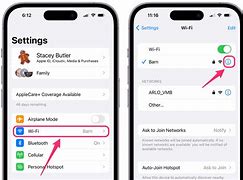 Image result for iOS Wi-Fi Settings